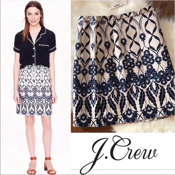 J. Crew Dresses & Skirts - NWT J. Crew floral trellis skirt